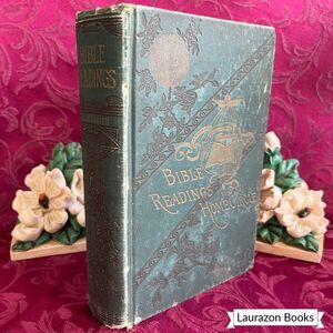 1890 Bible Readings for the Home Circle, Antique Book, Review & Herald